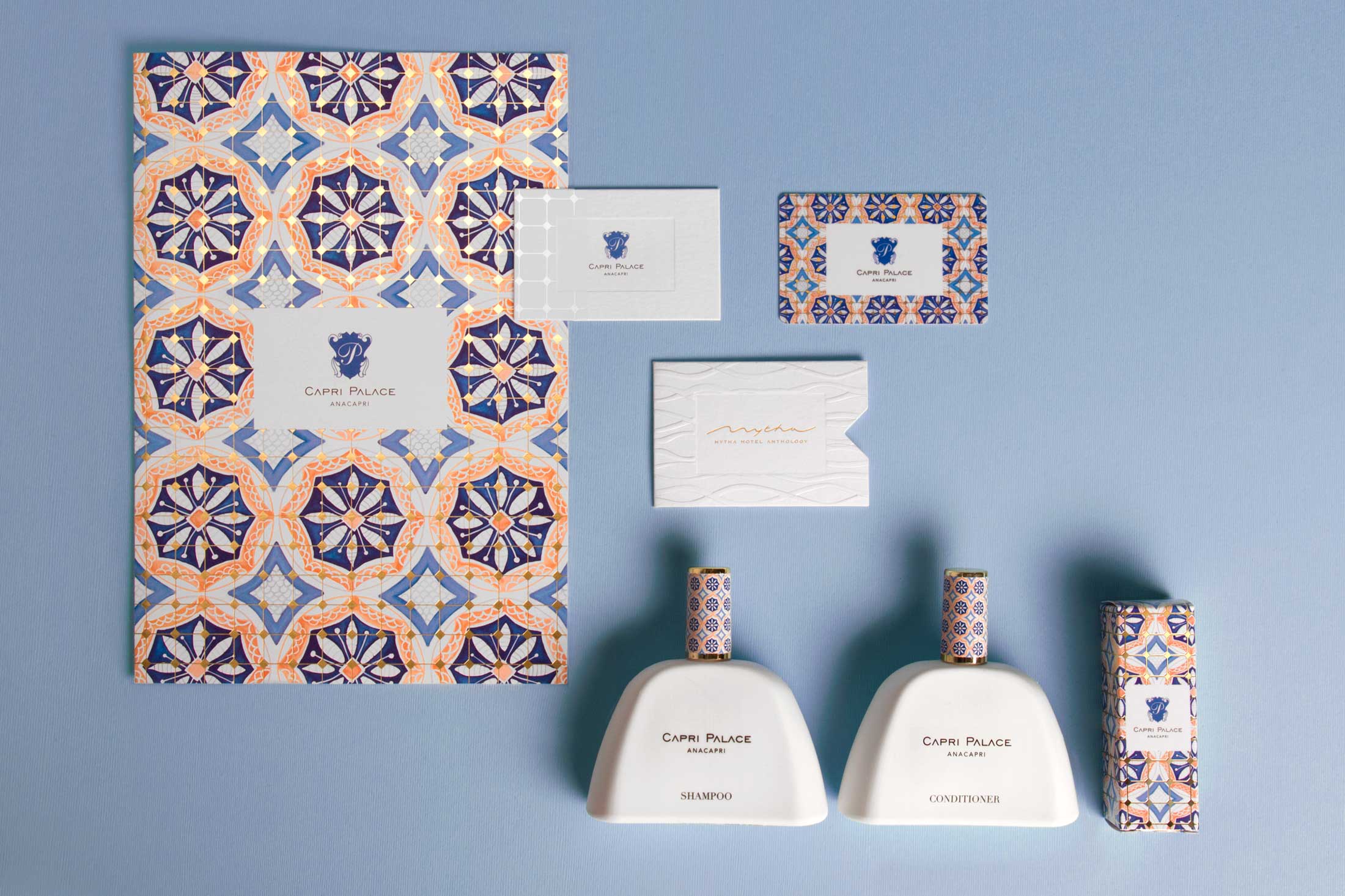 Branding for Capri Palace, Mytha Hotel Anthology by 15:03 design, Ksenia Smirnova