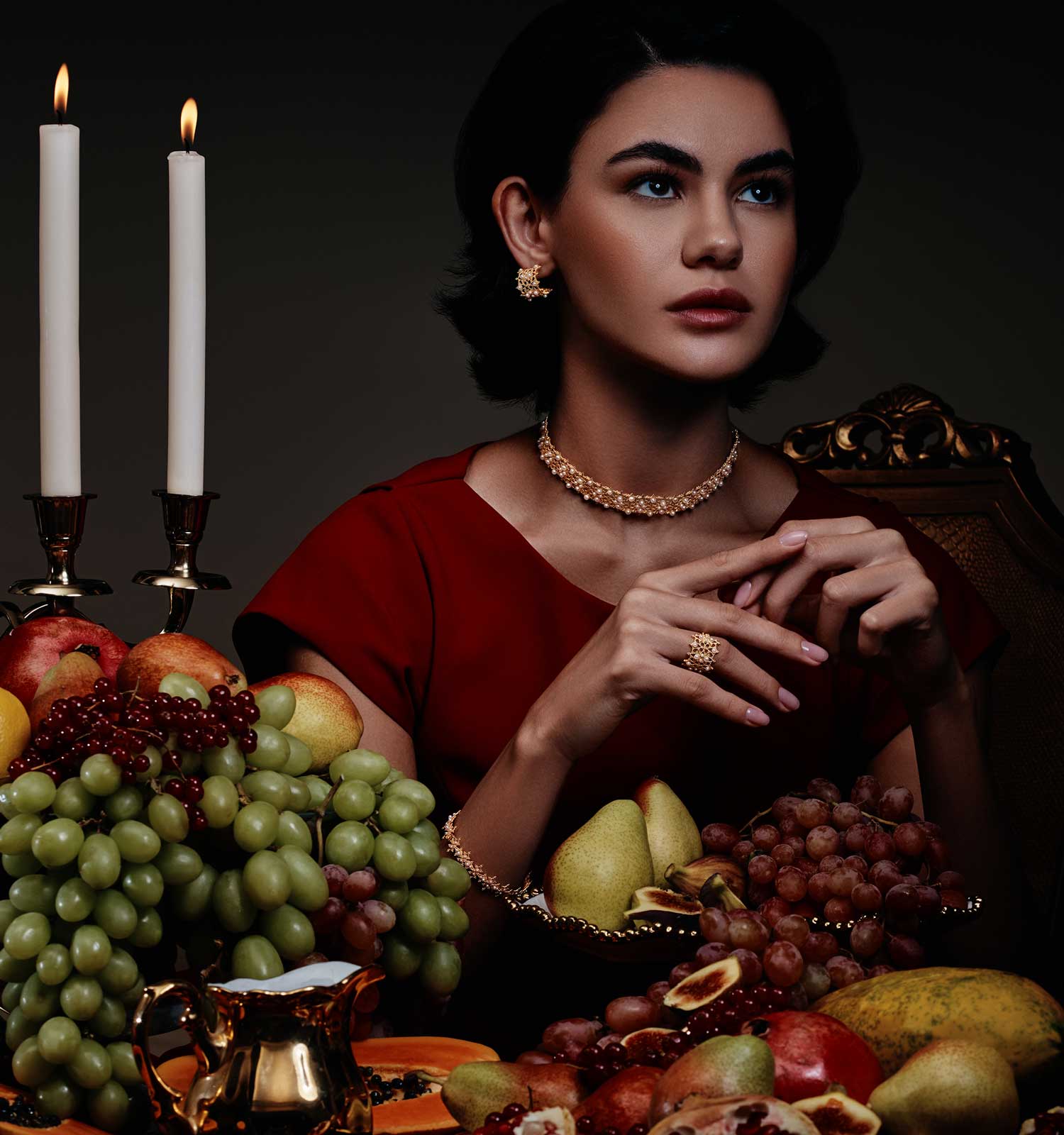 Branding for Al Mahmood Pearls, Instagram Visual Identity, Creative direction, Bahrain, GCC, jewellery photoshoot