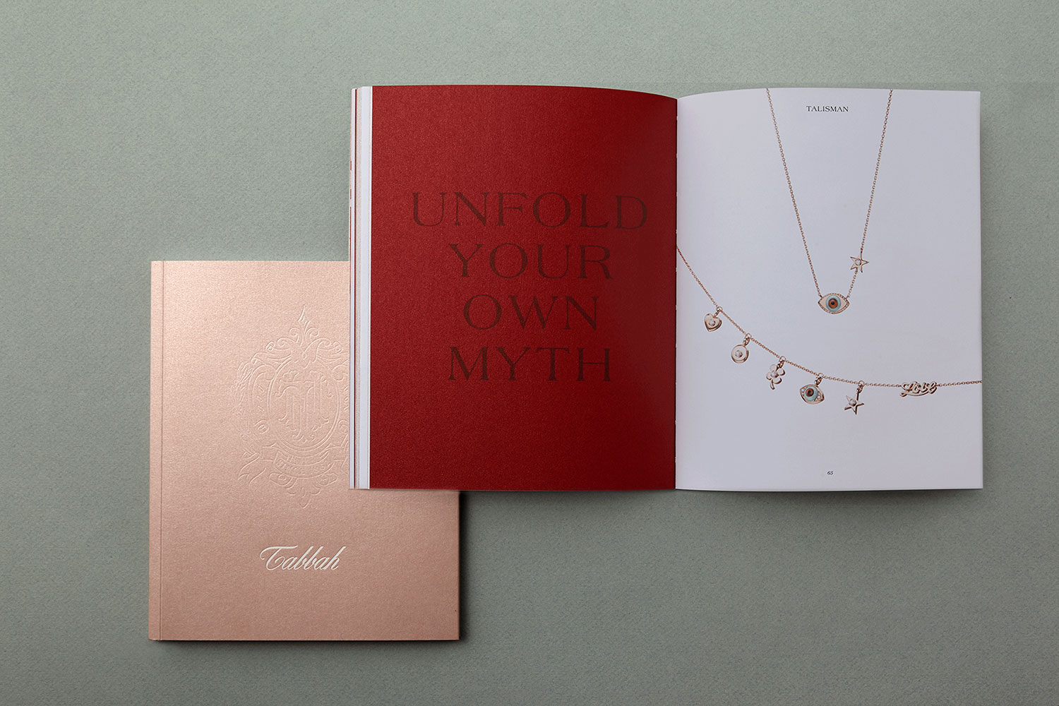 Branding and corporate identity for Tabbah, High Jewellery brand from Lebanon, Sassalina, Ksenia Smirnova, 1503 Design