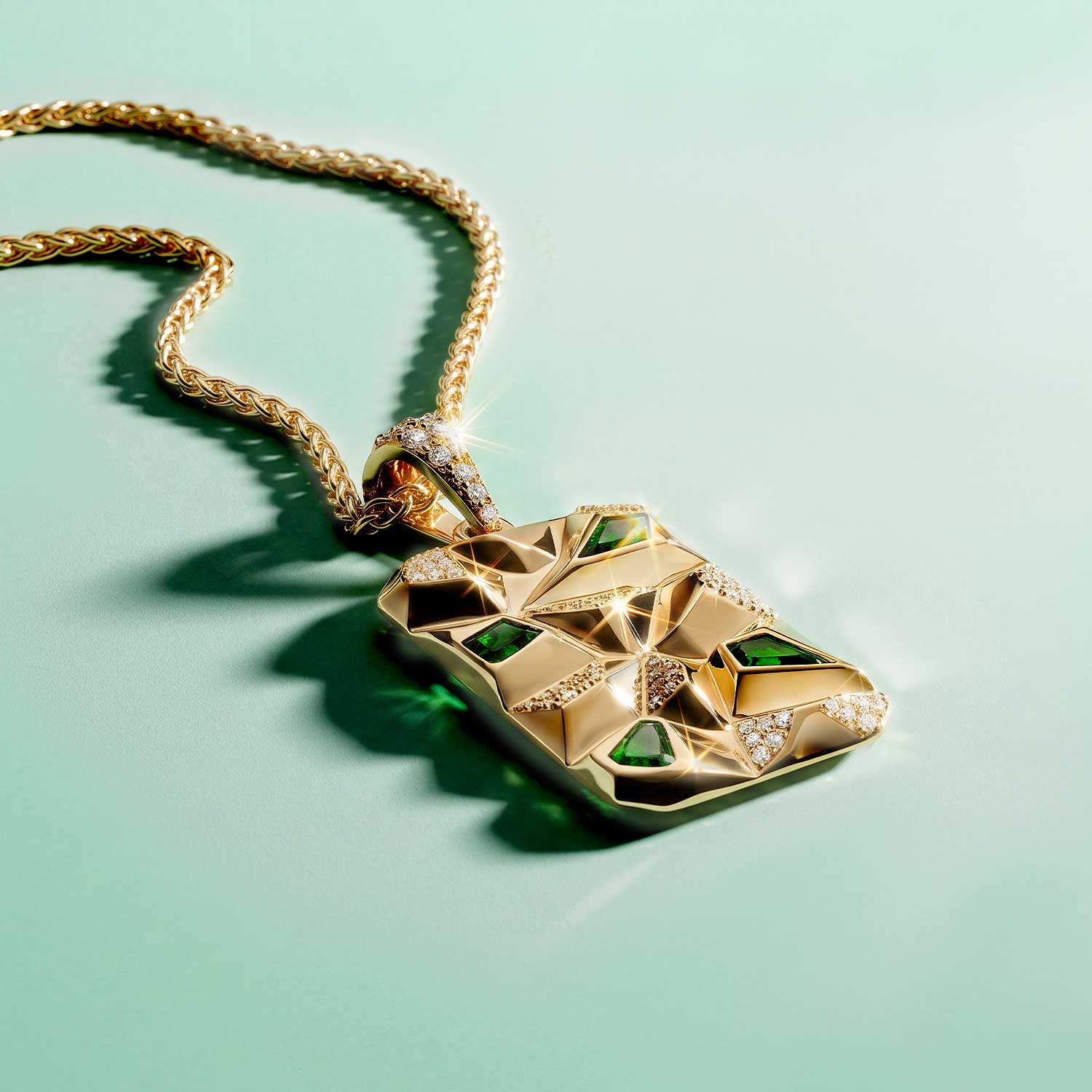 AI luxury jewellery visuals created by 1503 Design for Palm Beach Gems by Nicole, combining advanced AI image generation, creative direction, and high-end brand storytelling