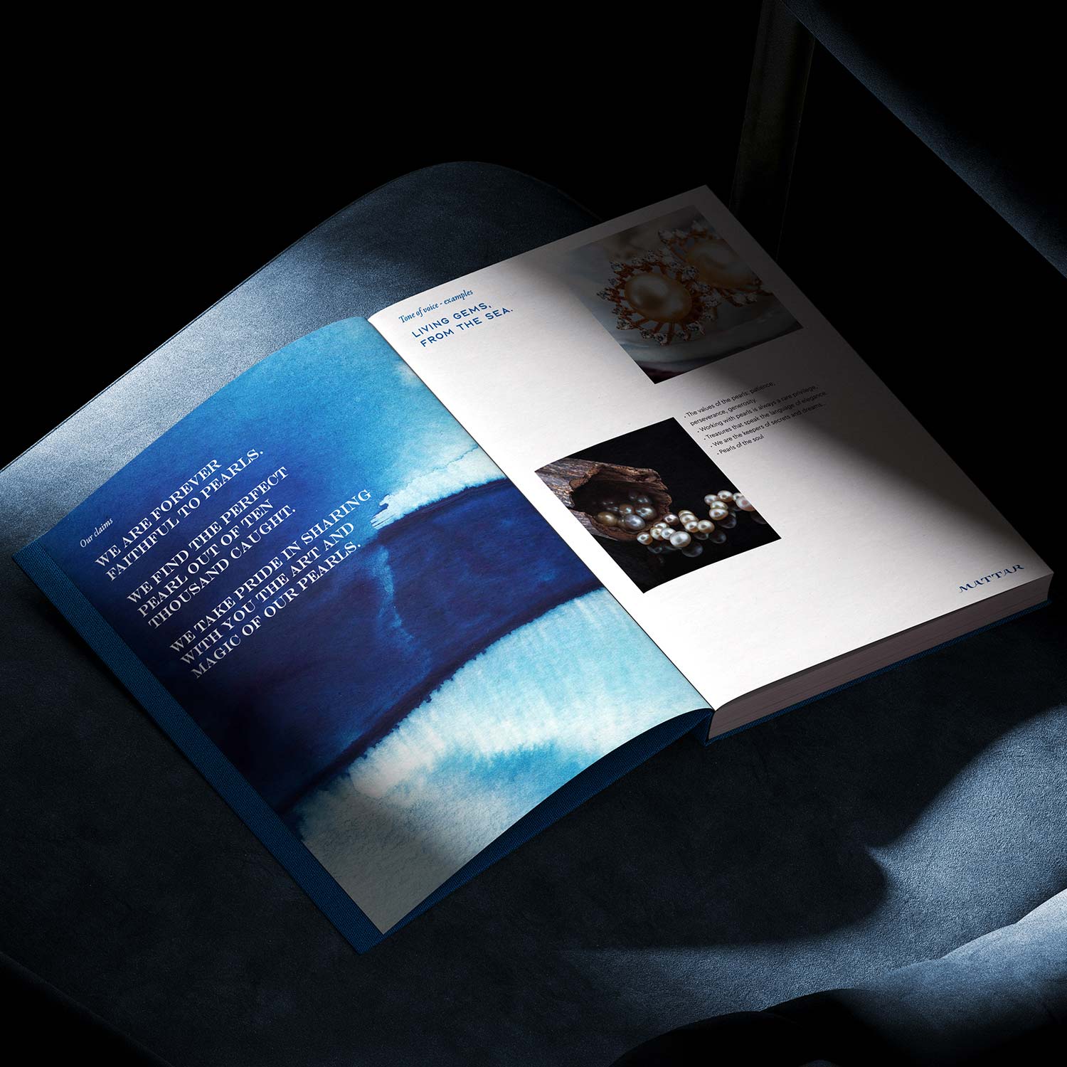     Brand guidelines created for a luxury jewelry company in Bahrain.
